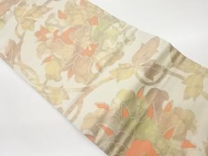 花唐草模様織出し名古屋帯